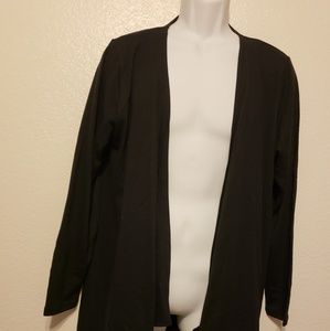 Black long sleeve cardigan